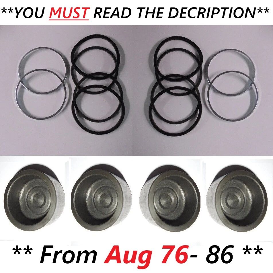 FRONT BRAKE CALIPER PISTONS & SEALS x2 (Reliant Scimitar) (SE6a, SE6b, SE8) (** From 1976- 86  **) 